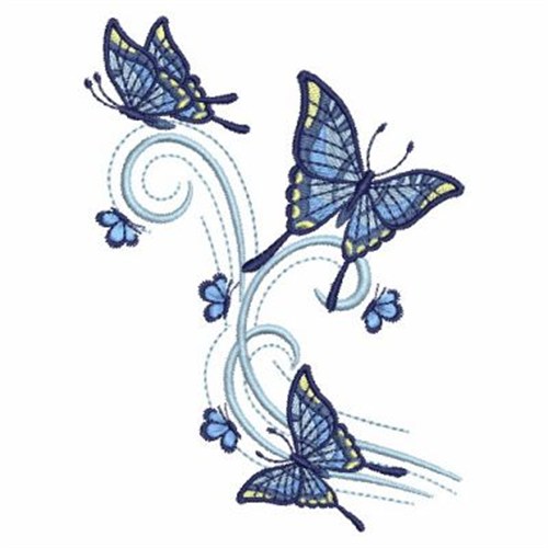 Swirling Butterfly Embroidery Designs, Machine Embroidery Designs at ...