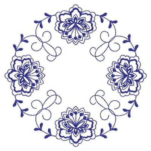 Flower Circle Embroidery Designs Machine Embroidery Designs At