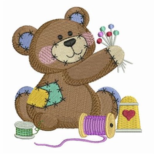 teddy embroidery