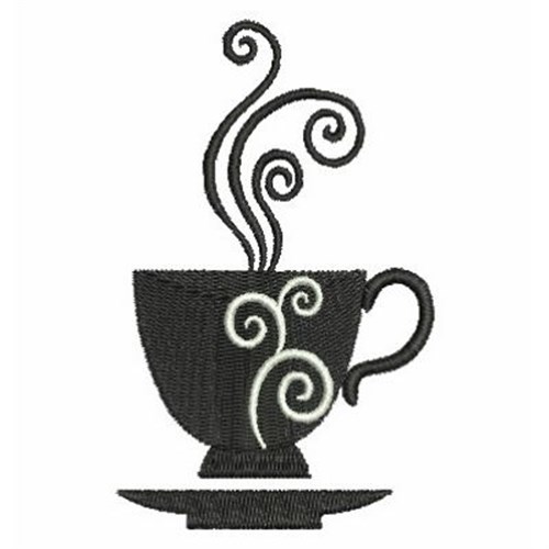 swirly coffee silhouette embroidery designs machine embroidery designs at embroiderydesigns com