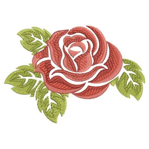 rose pes embroidery design