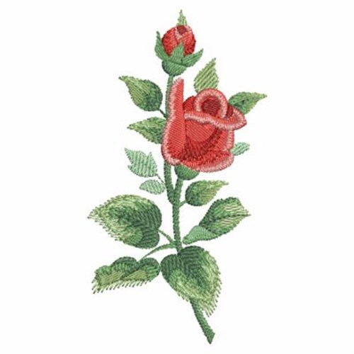Watercolor Red Roses Embroidery Designs, Machine Embroidery Designs at ...