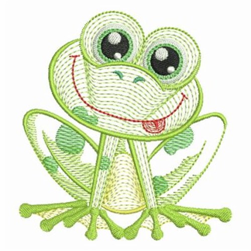 Download Rippled Baby Frog Embroidery Designs, Machine Embroidery ...