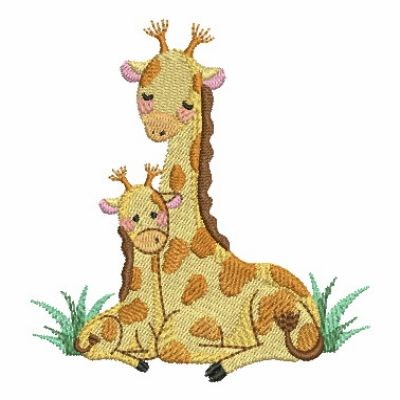Download Mom And Baby Giraffe Embroidery Designs Machine Embroidery Designs At Embroiderydesigns Com