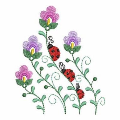 Spring Ladybugs Embroidery Designs, Machine Embroidery Designs at ...