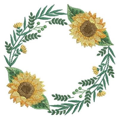 Free Free 268 Sunflower Wreath Svg SVG PNG EPS DXF File