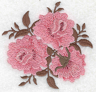 Three Roses Embroidery Designs, Machine Embroidery Designs at