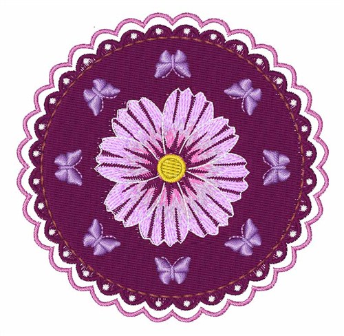 Circle Flower Embroidery Designs, Machine Embroidery Designs at