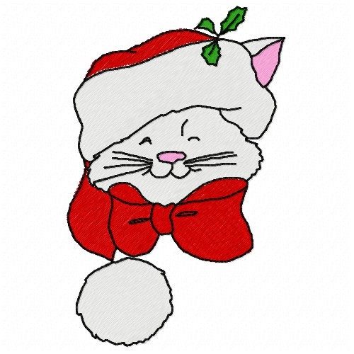 Christmas cat embroidery designs machine embroidery designs at Christmas cat embroidery designs machine embroidery designs at