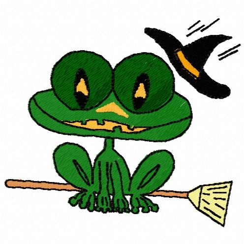 Download Halloween Frog Embroidery Designs Machine Embroidery Designs At Embroiderydesigns Com