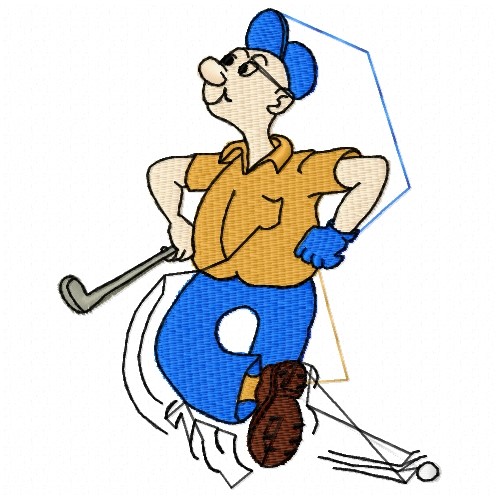 Funny Golf Player Embroidery Designs Machine Embroidery Designs At Embroiderydesigns Com,Design Competition 2017