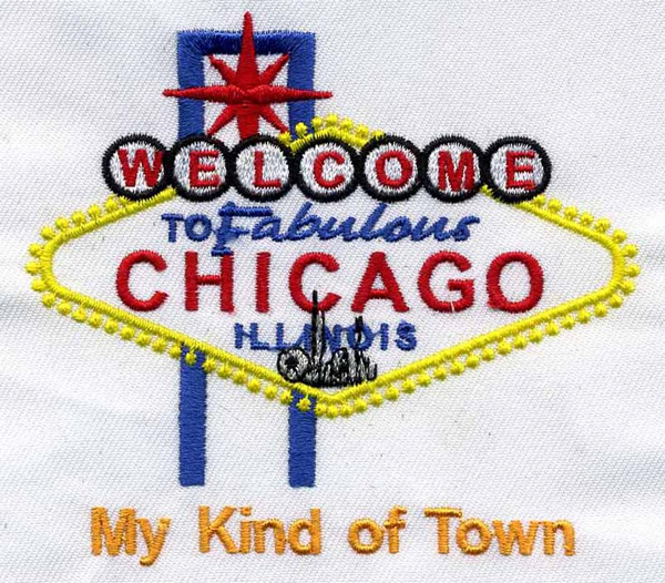 Chicago Illinois Embroidery Designs, Machine Embroidery Designs at