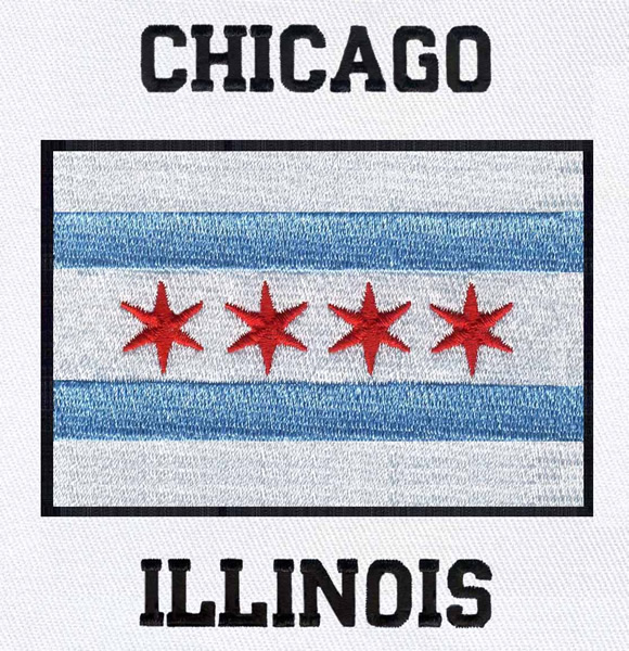 Chicago, Illinois USA Embroidery Designs, Machine Embroidery Designs at