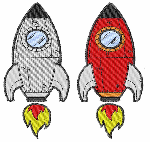 Rocket ships embroidery designs machine embroidery designs at Rocket ships embroidery designs machine embroidery designs at