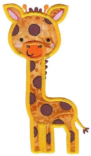 Applique Giraffe Embroidery Designs Machine Embroidery Designs at Giraffe applique embroidery designs machine baby embroiderydesigns patterns sewing inches isewfree stockdesign