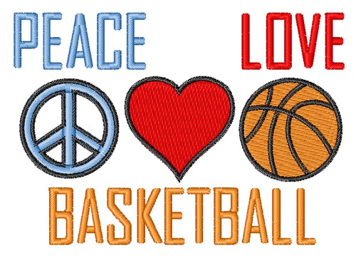 peace love basketball shorts