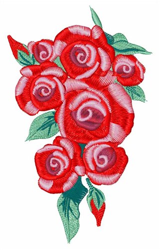 Pink Roses Embroidery Designs, Machine Embroidery Designs at ...