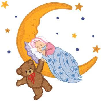 Sleeping Baby Embroidery Designs, Machine Embroidery Designs at ...