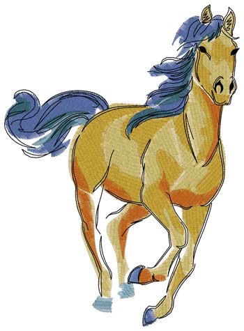 Running horse embroidery designs machine embroidery designs at