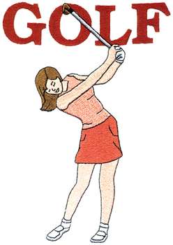 Lady golfer embroidery designs machine embroidery designs at Lady golfer embroidery designs machine embroidery designs at