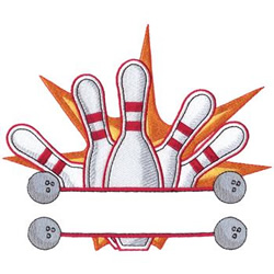 Bowling Balls Embroidery