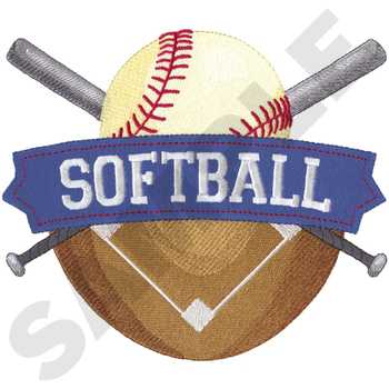 softball embroidery