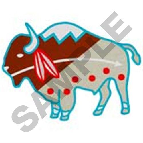 Native American Buffalo Embroidery Designs, Machine Embroidery Designs