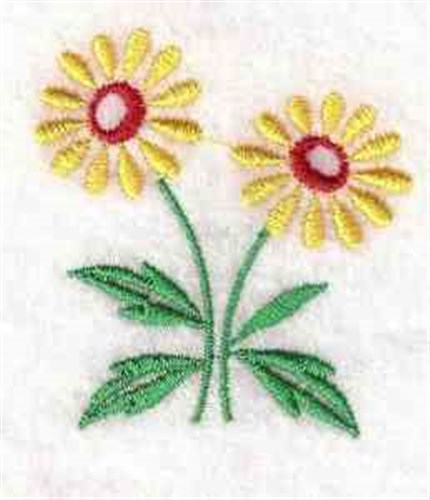 Two Daisies Embroidery Designs, Machine Embroidery Designs at ...