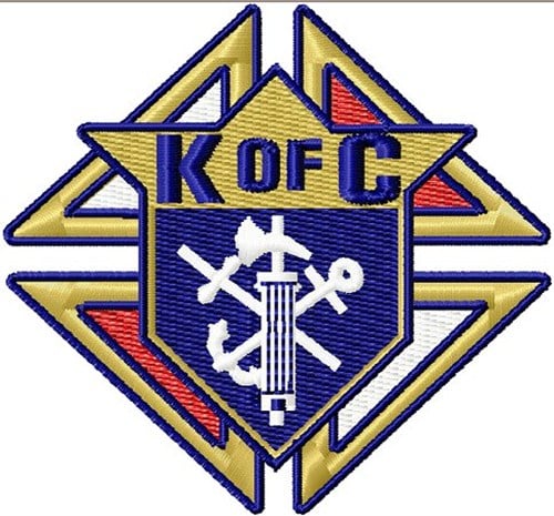 Knights Of Columbus Emblem Embroidery Designs, Machine Embroidery 