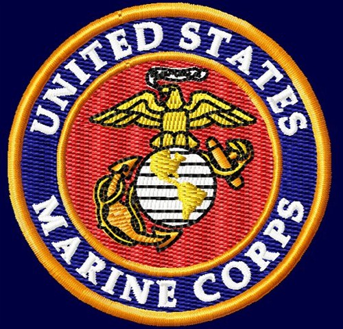 Marine Corps Logo Embroidery Designs | Hand Embroidery