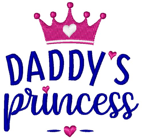 Download Daddys Princess Embroidery Designs Machine Embroidery Designs At Embroiderydesigns Com