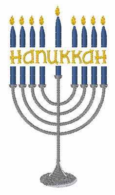 Hanukkah Menorah Embroidery Designs Machine Embroidery Designs at Hanukkah menora chanukah