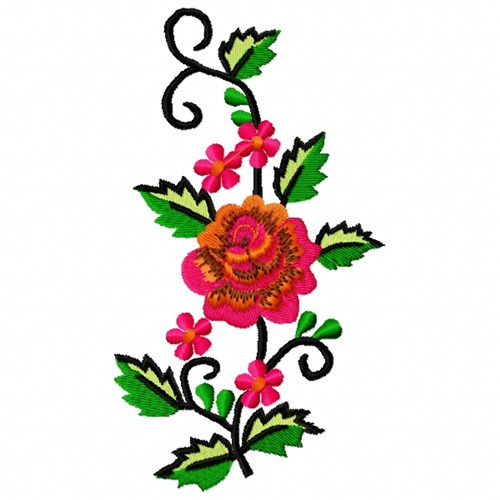 Rose Flowers Embroidery Designs, Machine Embroidery Designs at ...