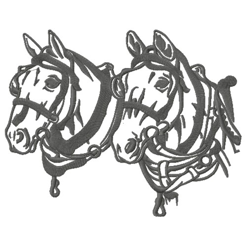 Draft Horses Embroidery Designs Machine Embroidery Designs At Embroiderydesigns Com