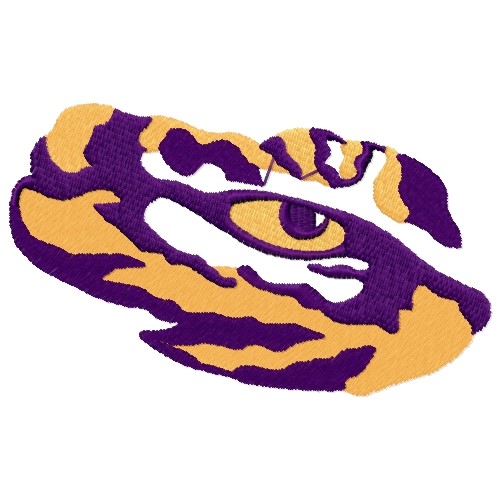 LSU embroidery design Tiger embroidery design Louisiana embroidery ...