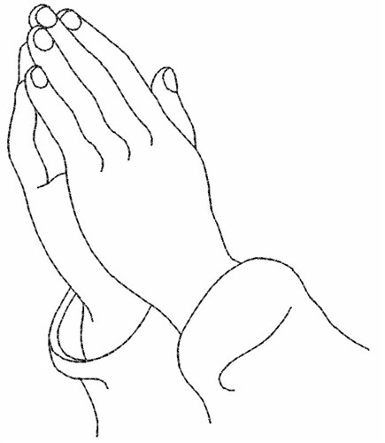 Praying Hands Embroidery Designs, Machine Embroidery Designs at ...