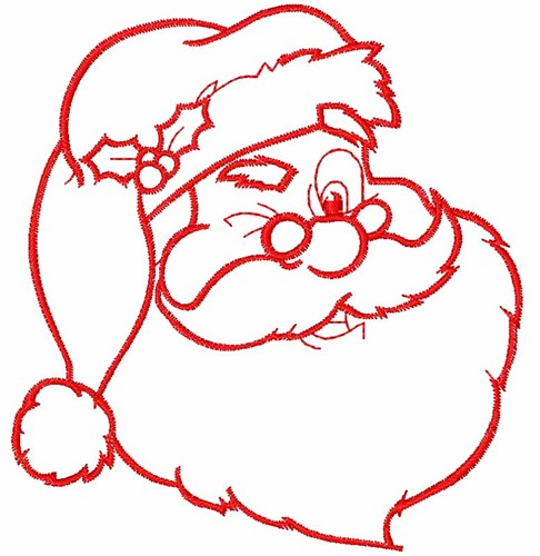 Download Winking Santa Embroidery Designs Machine Embroidery Designs At Embroiderydesigns Com PSD Mockup Templates