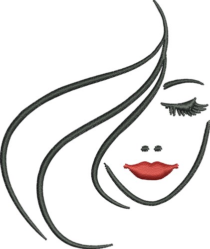 Womans face embroidery designs machine embroidery designs at