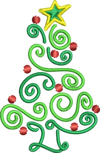 Modern Christmas Tree Embroidery Designs Machine Embroidery Designs At Embroiderydesigns Com