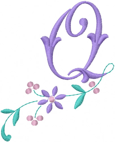 Floral Alphabet Embroidery Designs, Machine Embroidery Designs at ...