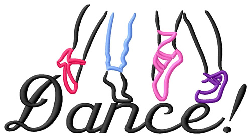 Dance Embroidery Designs Free