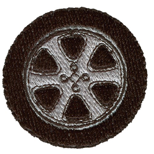 Minus Wheels 1 - Embroidery
