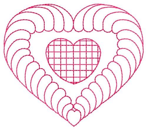 Feathered Heart Embroidery Designs, Machine Embroidery Designs at ...