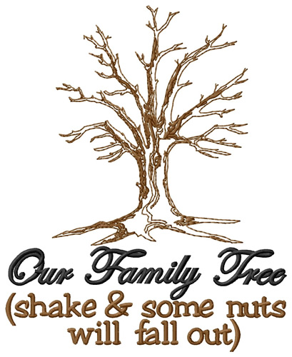 Family Tree Embroidery Design Free