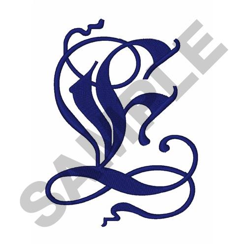 Calligraphy Letter E Embroidery Designs Machine Embroidery Designs At Embroiderydesigns Com