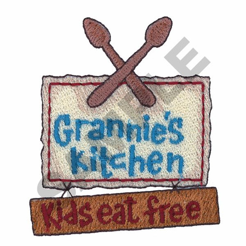 GRANNIES KITCHEN Embroidery Designs, Machine Embroidery ...