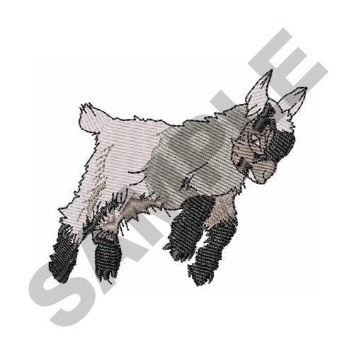 Baby Goat Embroidery Design