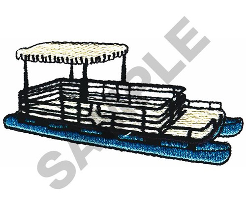 PONTOON BOAT Embroidery Designs, Machine Embroidery ...