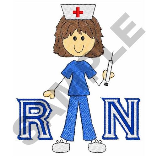 REGISTERED NURSE Embroidery Designs, Machine Embroidery