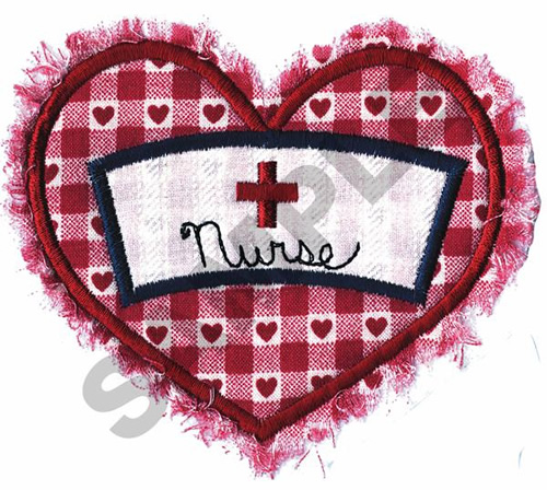 NURSE HEART APPLIQUE Embroidery Designs Machine Embroidery Designs 
